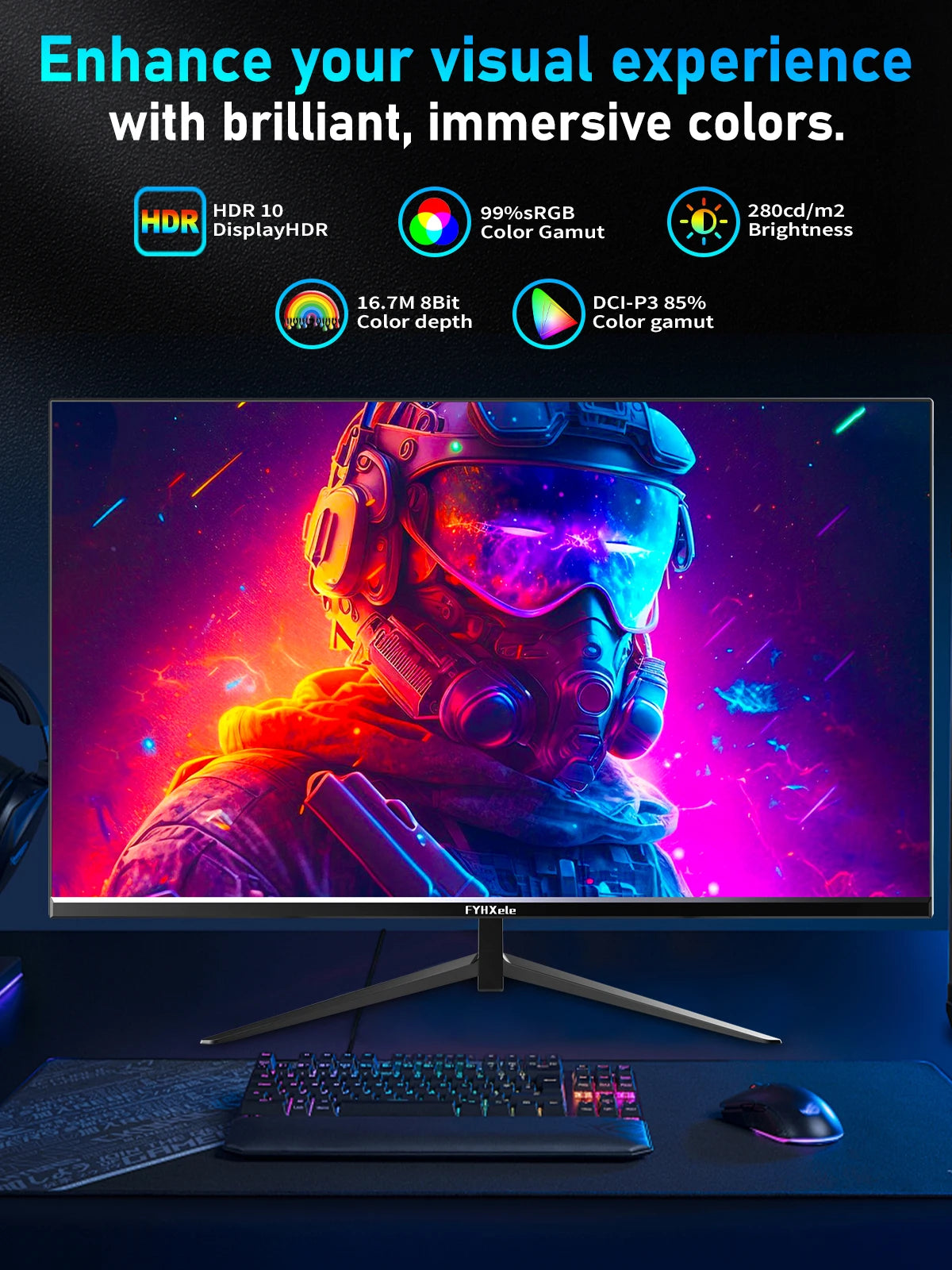 Moniteur gaming 24 180Hz HDR