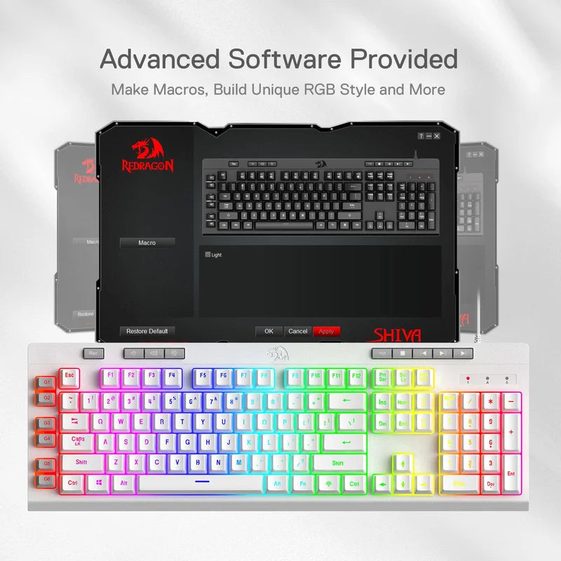 Redragon K512 Shiva – Clavier Gaming RVB