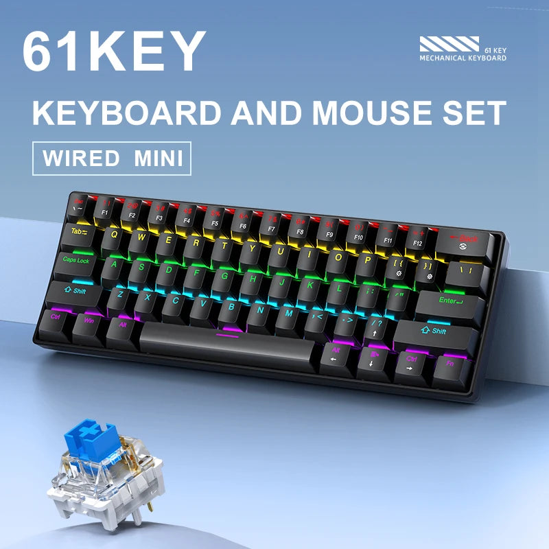 APAYADO K61 – Clavier Mécanique RGB