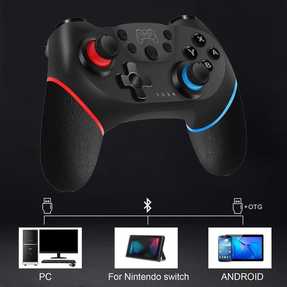 Manette gaming sans fil Switch vibration HD