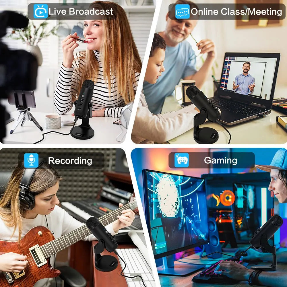 Micro USB Condensateur Gaming Streaming