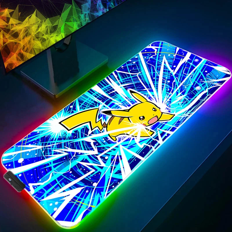 Tapis de souris gamer RGB Pokémon