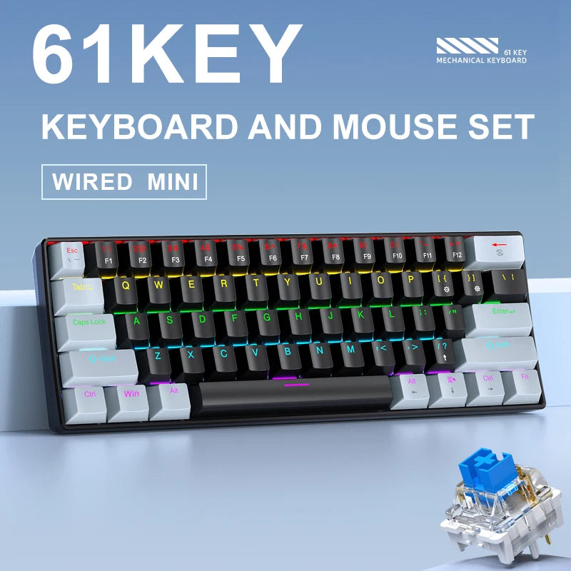 APAYADO K61 – Clavier Mécanique RGB