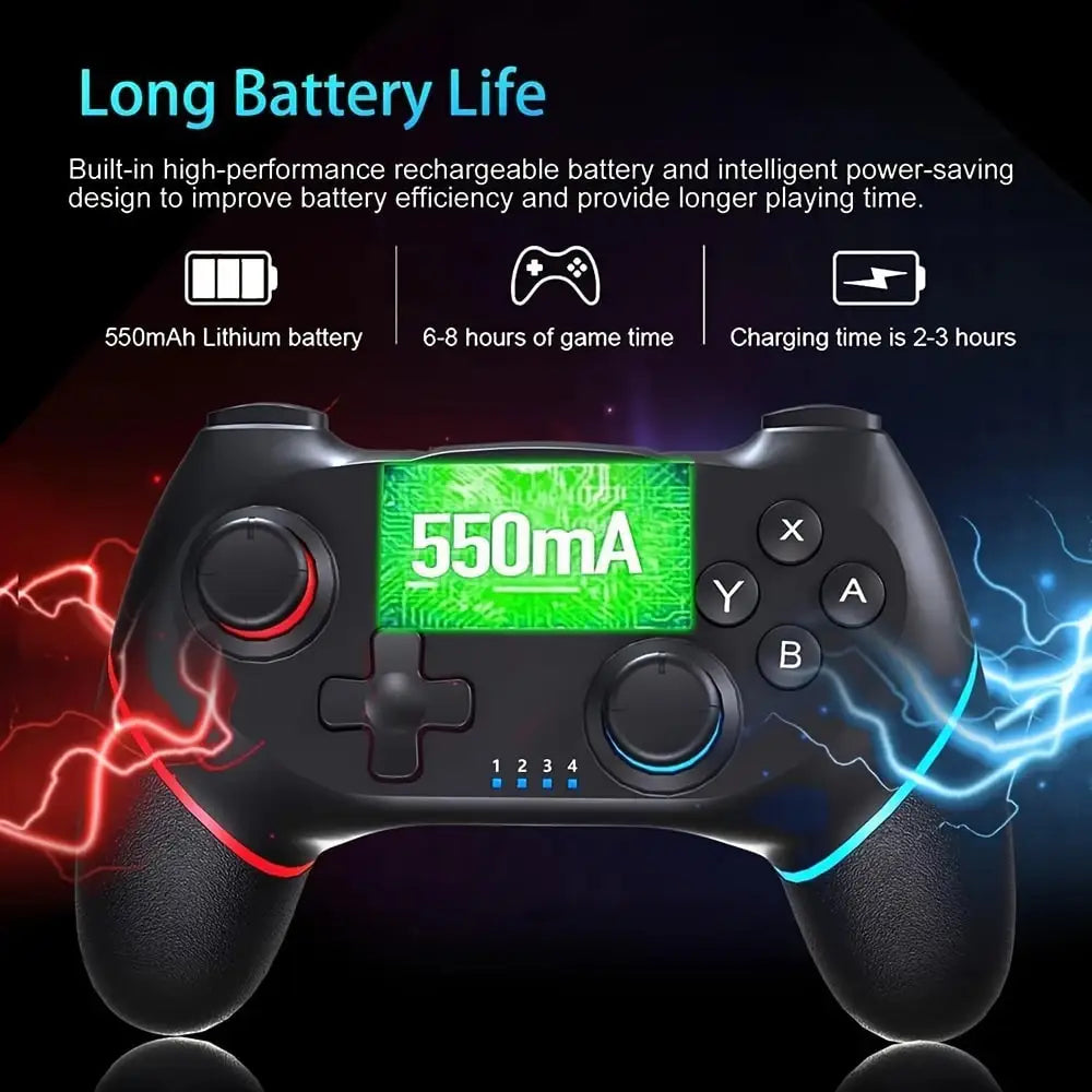 Manette gaming sans fil Switch vibration HD